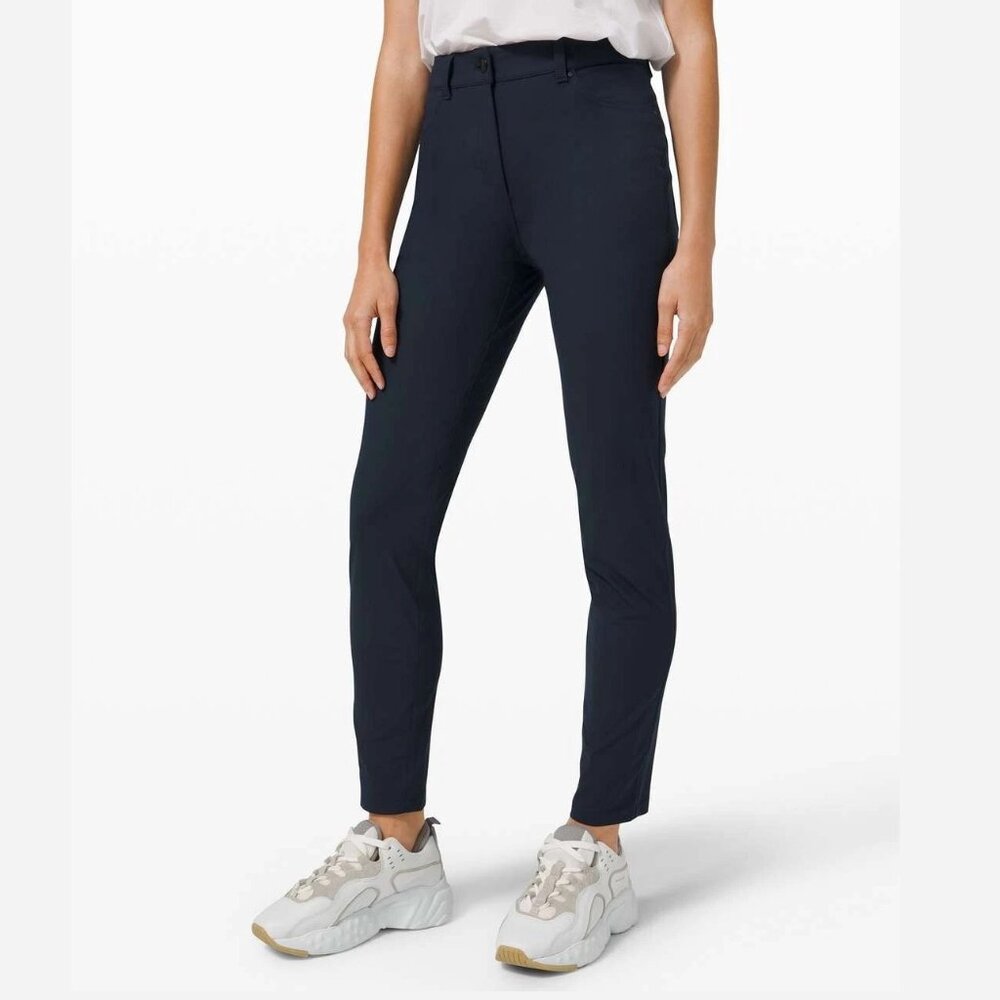 Lululemon City Sleek 5 Pocket High Rise Pant 30" True Navy